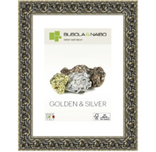 Portraitrahmen Holz Silver mit Ornamenten silber 18x24 cm