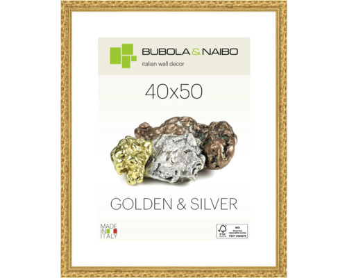 Bilderrahmen Holz GOLDEN gold mit Ornamenten 40x50 cm