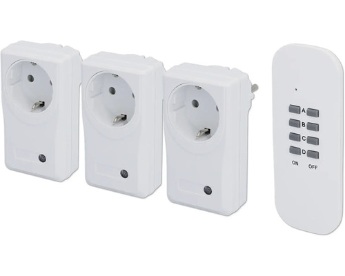 Funk-Steckdose IP44 – Zwischenstecker Mit 2000W Schaltleistung, Für Feuchträume