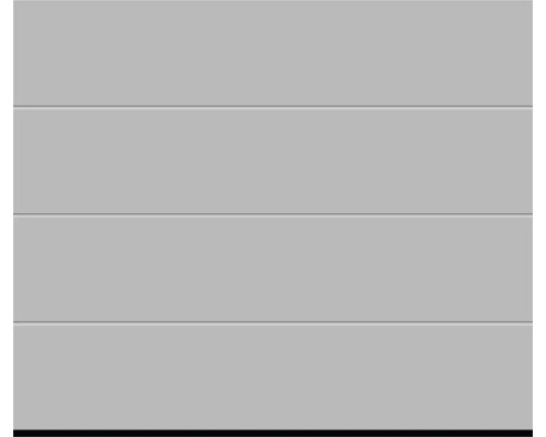 Garagentor mit horizontaler Sicke