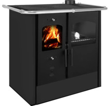Holzherd mit Backofen und Kochfeld