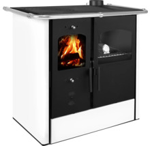 Holzherd mit Kochfeld und Backofen