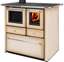 Holzherd mit Backofen und Kochfeld