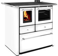 Holzherd mit Kochfeld und Backofen