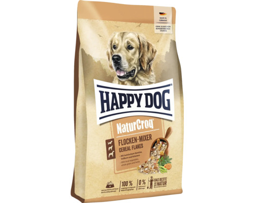 Hundefutter trocken HAPPY DOG NaturCroq Flocken Mixer 10 kg