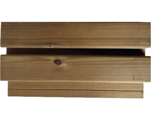 Duo-Rahmenprofil nordische Kiefer Thermo 1N Nut und Feder A/B 44x144x4200 mm Holzfassade aus Nut- und Federbrettern