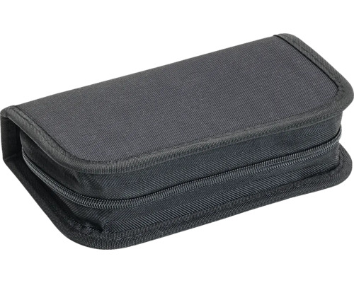 Schwarze Werkzeugtasche mit Reißverschluss
