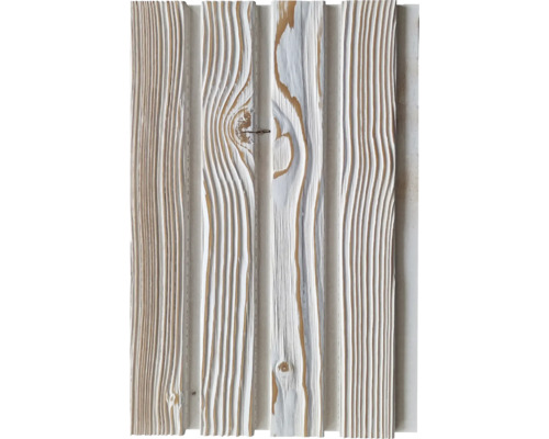 Holzpaneel mit gerillter Oberfläche und Maserung