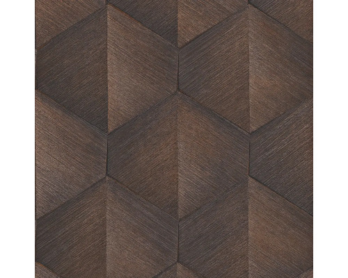 Vliestapete 10370-48 GMK Fashion for Walls 4 Grafisch bronze Braune 3D-Wandpaneele mit Holzoptik