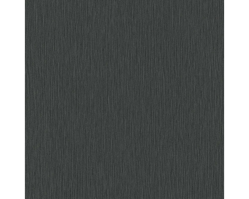 Vliestapete 10376-15 GMK Fashion for Walls 4 Uni schwarz Tapete mit feiner Textur und vertikalem Linienmuster.