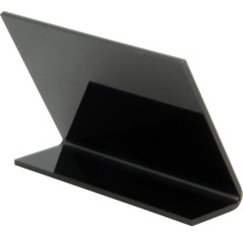 Tischkreidetafel L-Format schwarz DIN A8 7x7,5 cm 5 Stk.-thumb-1