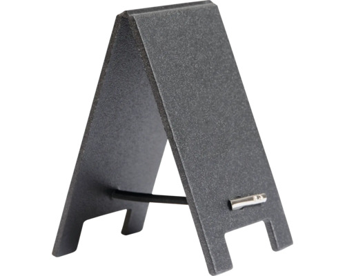 Tischaufsteller aus Metall