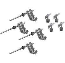 Befestigungsset Grundset für Universaldach 1-er SET aluminium 25088-thumb-0