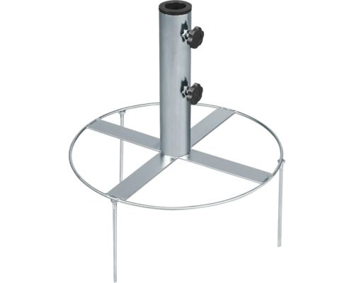 Sonnenschirmständer SOLUNA für Mastdurchmesser Rasendorn 35/38/48mm 1,5 kg, Metall, rund Sonnenschirmständer SOLUNA für Mastdurchmesser Rasendorn 35/38/48mm 1,5 kg, Metall, rund