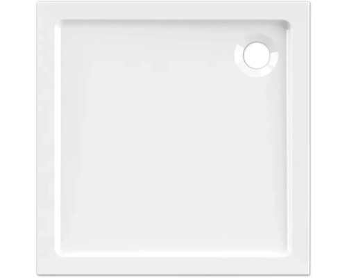 Quadratische Duschwanne aus Sanitäracryl