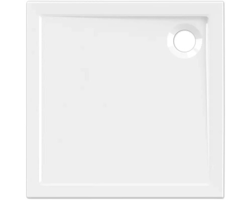 Quadratische Duschwanne mit Ablauf