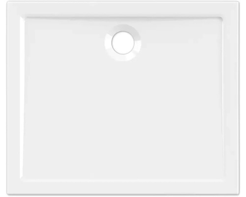 Rechteckige Duschwanne mit Ablauf