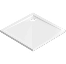 Quadratische Duschwanne mit Ablauf
