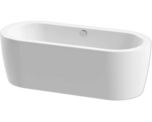 Freistehende Badewanne form&style SANSIBAR 80 x 180 cm weiß glänzend