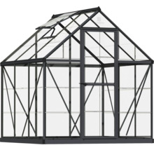 Gewächshaus mit Glas und Aluminiumrahmen