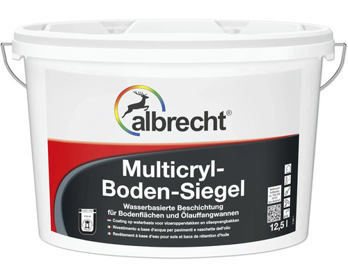 Albrecht Multicryl-Boden-Siegel silbergrau 5 l