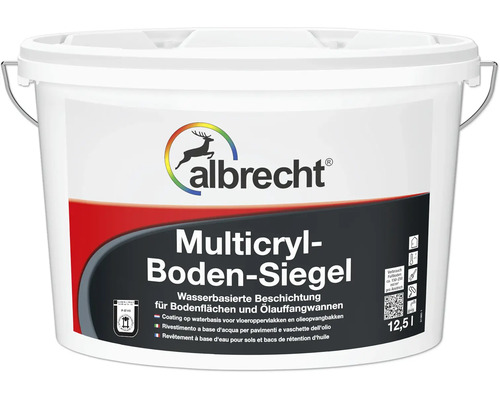 Albrecht Multicryl-Boden-Siegel kieselgrau 5 l