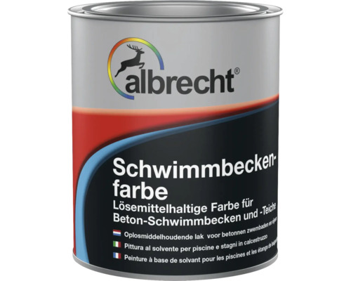 Albrecht Schwimmbeckenfarbe meerblau 750 ml