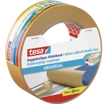 tesa doppelseitiges Klebeband Universal gelb 25m x 38mm-thumb-1