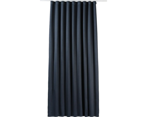 Vorhang mit Universalband Polo grau 260 x 250 cm Gardine mit Ösenaufhängung