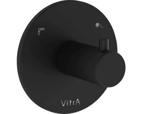 2 Wege Umsteller Farbset VitrA Origin schwarz matt ohne Grundkörper A4285736WTC VitrA Aufputz-Brausemischer