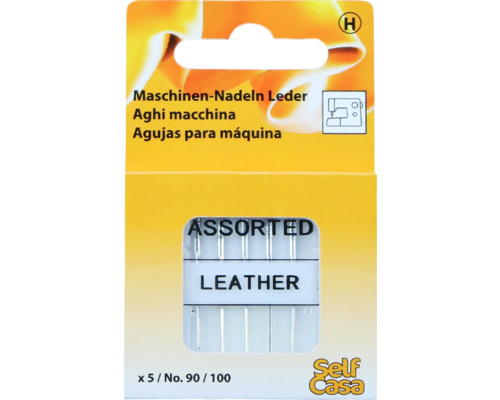 Maschinennadeln Leder, 5 Stück, Nadelstärke 90/100