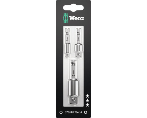 Wera 870/4/7 Set A Steckschlüssel-Adapter Set