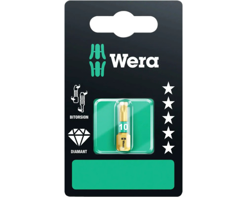 Wera Bit mit Bitorsion und Diamantbeschichtung in Verpackung