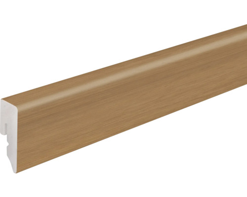 Sockelleiste PVC KU048L Eiche Honig 2400 x 38,5 x 15 mm Sockelleiste mit Holzstruktur