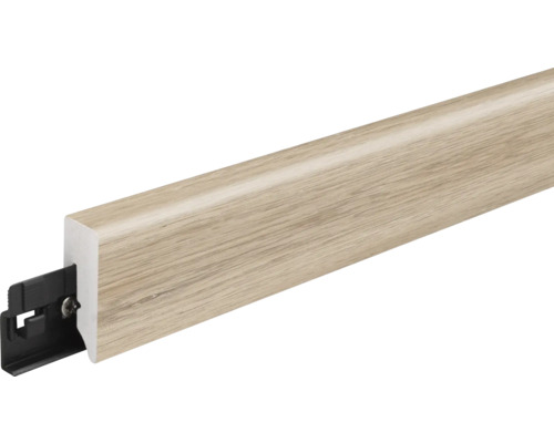 Sockelleiste mit Befestigungsclip