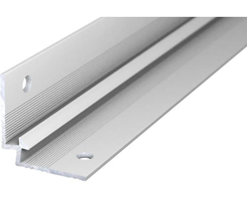 Prinz Innenwinkel Alu für Belagstärke 4 mm silber 25 x 25 x 2500 mm Aluminiumprofile mit Bohrlöchern