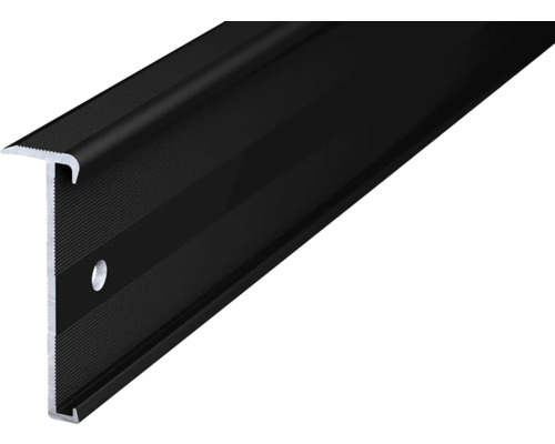 Treppenkantenprofil Alu schwarz 44,6 mm x 3 m