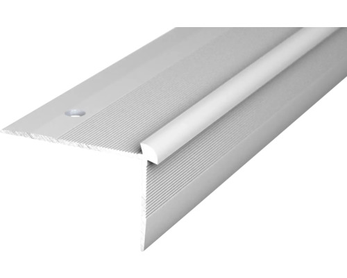Prinz Treppenkantenprofil Alu silber 39,5 mm x 2,5 m Treppenkantenprofil aus Aluminium mit Antirutschstreifen