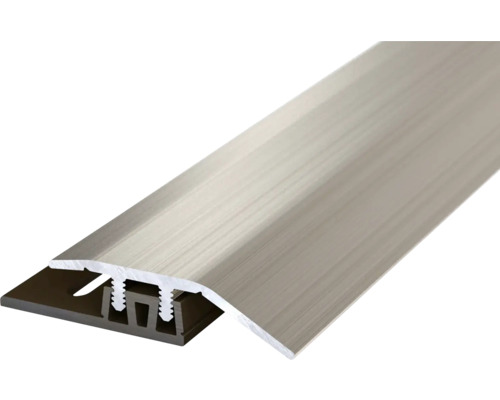 Prinz Abschlußprofil Profi-Design edelstahl gebürstet 34 mm x 0,9 m Aluminium-Übergangsprofil für Bodenbeläge