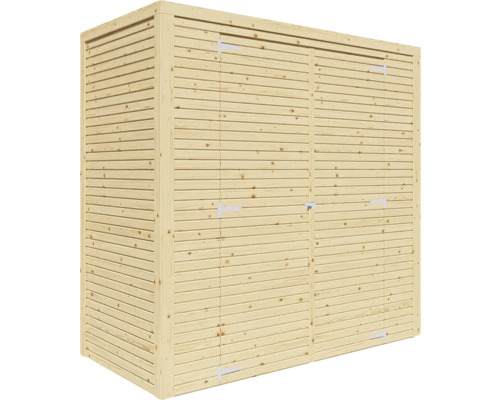 Holz Gartenschrank mit zwei Türen für den Aussenbereich