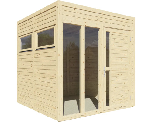 Holz Gartenhaus mit Fenstern und Tür