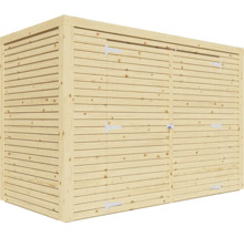 Gartenschrank aus Holz mit zwei Türen