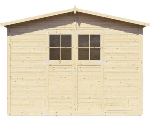 Gartenhaus mit Doppeltür und Fenstern