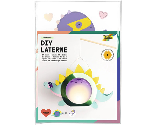DIY Laterne im Dino Design zum Basteln