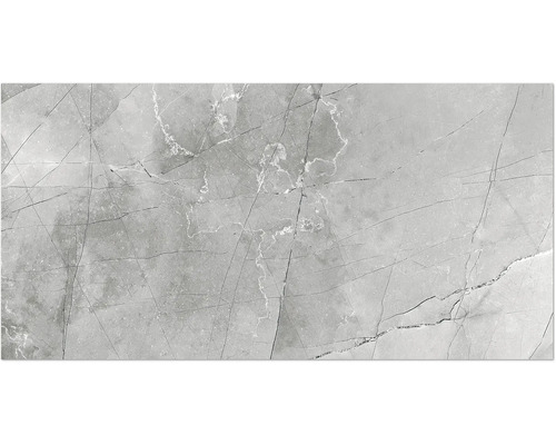 Graue Bodenfliese mit Marmoroptik