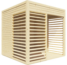 Pavillon Bertilo Unico 1 inkl. Fußboden 226 x 234 cm natur