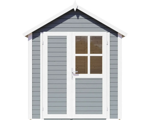 Gartenhaus mit Fenster und Doppeltür aus Holz