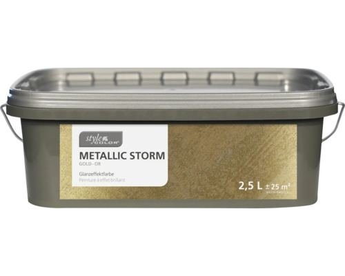 StyleColor METALLIC STORM Glanzeffektfarbe gold 2,5 l Style Color Metallic Storm Glanzeffektfarbe Gold 2,5 Liter