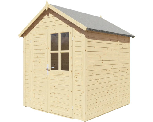 Gartenhaus aus Holz mit Doppeltür und Fenster