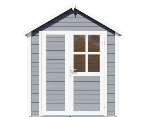 Gartenhaus aus Holz mit Tür und Fenster